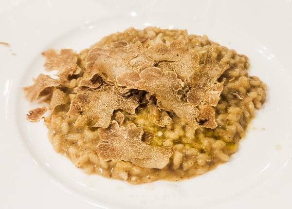 알바 화이트 트러플을 곁들인 리소토