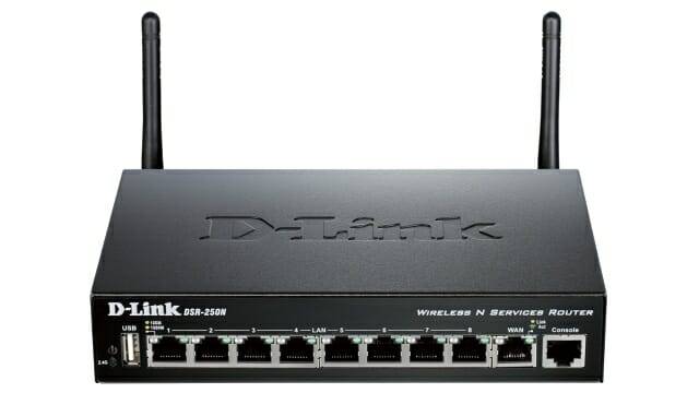 원격 코드 실행(RCE) 보안 결함이 확인된 DSR-250N VPN 라우터. (사진=디링크)