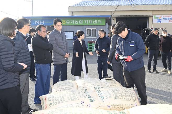 달성군이 이달까지 공공비축미곡 및 시장격리곡 1038톤을 매입한다. 달성군청 제공