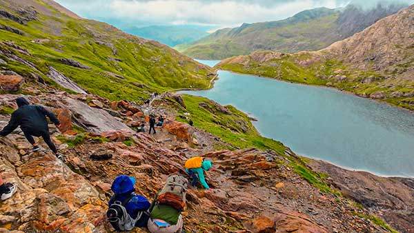 마지막 호수인 글래슬린.