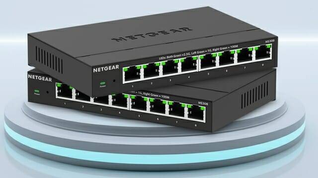 넷기어 MS308 8포트 2.5G 멀티 기가비트 이더넷 비관리형 스위치.