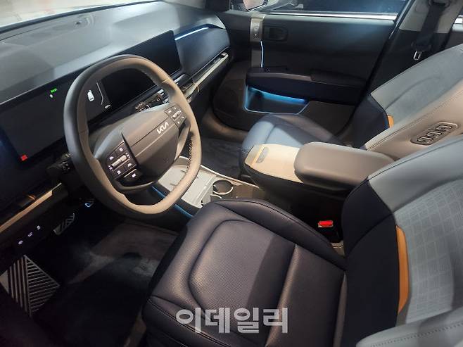 기아 EV3 롱레인지 모델 1열. (사진=이데일리 이다원 기자)