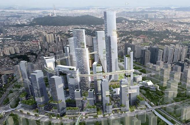 용산국제업무지구 조감도. (제공=서울시)