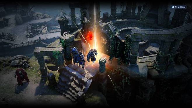 스토리 모드 진행 화면