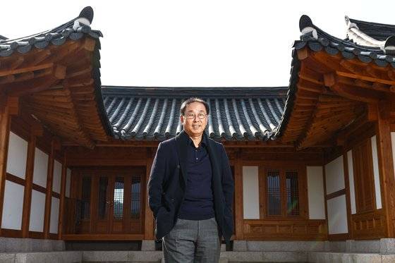 조정일 코나아이 회장, 강원도 영월군 남면 10만평 맨 땅에 국내 최대 한옥 리조트인 '더한옥헤리티지하우스'를 짓고 있다. 김종호 기자.