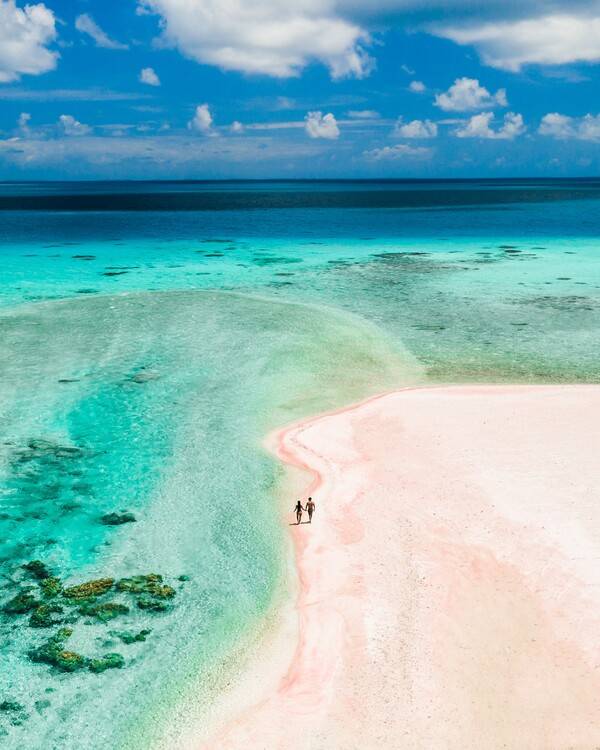 티케하우 섬은 섬 하나에 리조트가 하나 있는 모습이다. 26km거리의 긴 라군이 아름답다 / Le Tikehau by Pearl Resorts