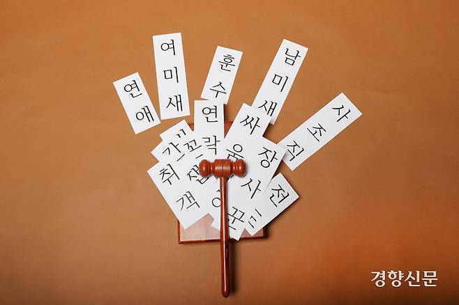 경향신문이 크루 30곳의 운영규칙·회칙을 들여다본 결과, ‘연애 금지’ 또는 ‘여미새·남미새 금지’와 같이 이성 교제 관련 규칙이 가장 많이 발견됐다. 그 외에도 ‘사조직 금지’나 ‘전도 금지’, ‘장사꾼 금지’ 등 자주 나오는 키워드를 모아봤다. 정지윤 선임기자