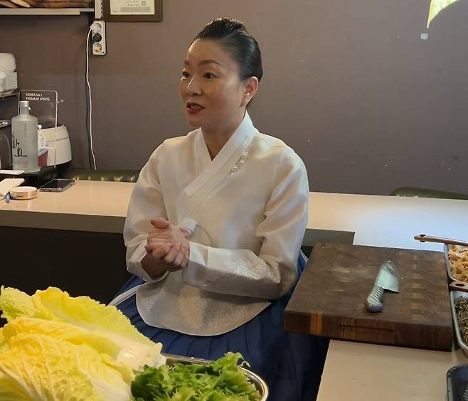 인터뷰 중인 김미령 셰프. 헤럴드경제DB