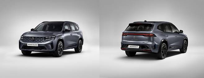 그랑 콜레오스 전면과 후면./사진=르노코리아