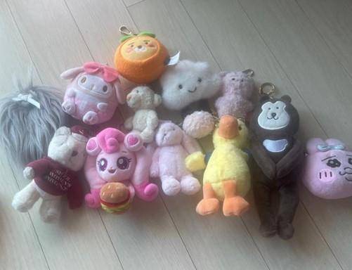 대학생 박수연씨가 가방에 달고 다니는 인형들. 박수연씨 제공