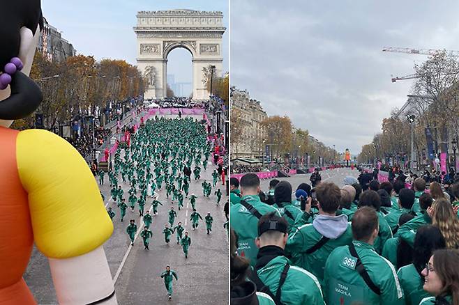 이번 행사는 프랑스의 유명 인플루언서 3명이 팀장을 맡아 팀전 형식으로 진행됐다. 체감 온도 4도의 추운 날씨 속에서도 참가자들은 열띤 경쟁을 펼쳤다. 넷플릭스 프랑스·엑스 캡처