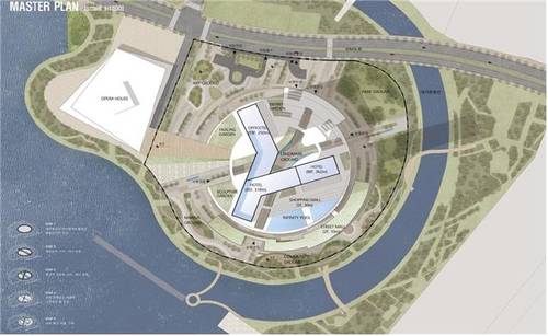 북항 1단계 해양문화지구 랜드마크 부지 평면도 [부산시 제공]