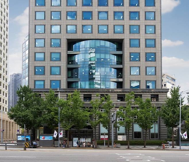 이지스밸류플러스리츠(이지스밸류리츠)의 기초 자산 가운데 하나인 서울 태평로빌딩. /홈페이지 캡처