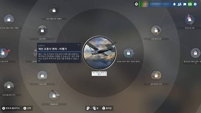 커리어 모드에서 다양한 비행을 만날 수 있다.