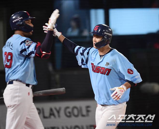 지난시즌 롯데 팀내 홈런 1위 손호영. 부산=송정헌 기자songs@sportschosun.com/2024.09.18/