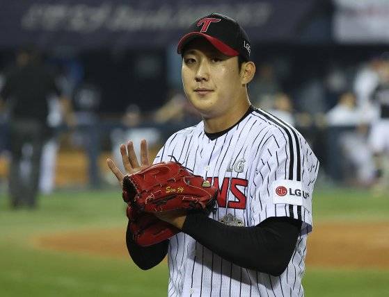 LG 트윈스 왼손투 손주영. 뉴스1