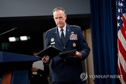 팻 라이더 미 국방부 대변인 [AFP 연합뉴스 자료사진.재판매 및 DB금지]