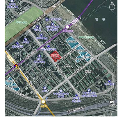 여의도 수정아파트 위치도. (사진=서울시)