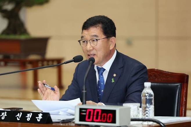 신정훈 행정안전위원장. 연합뉴스