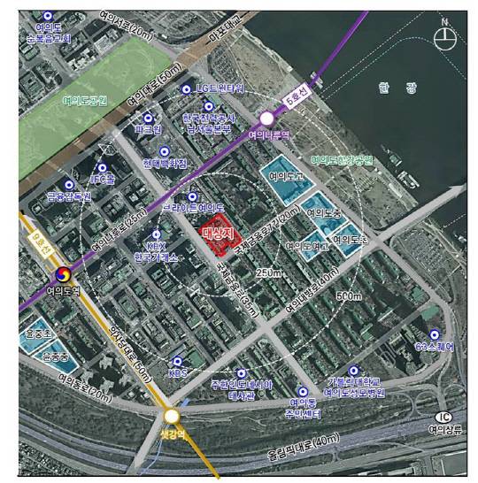 여의도 수정아파트 위치도. [서울시 제공]