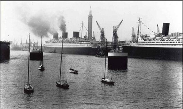 르아브르 항구 전경을 담은 19세기 후반 흑백 사진. 위키피디아