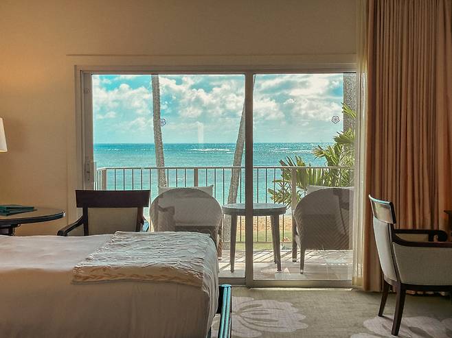 기본 객실에 해당하는 비치 프런트 라나이  / 사진=권효정 여행+ 기자