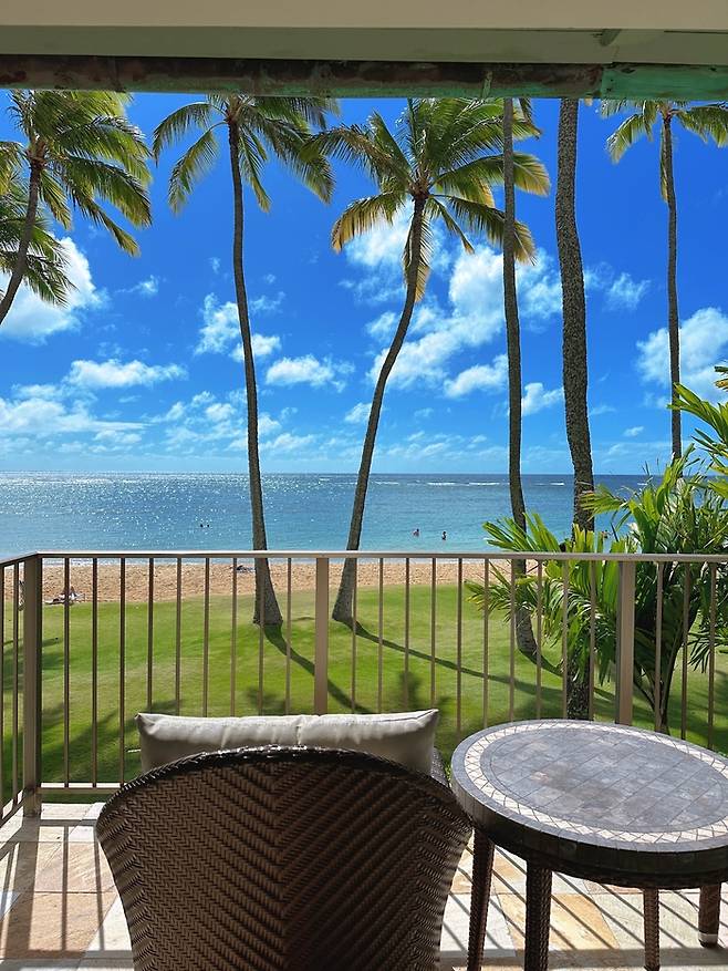 기본 객실에 해당하는 비치 프런트 라나이  / 사진=권효정 여행+ 기자