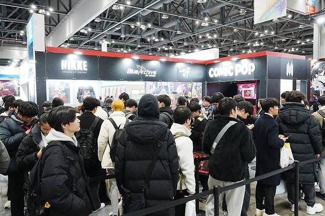 학산 문화사 코믹팝 스토어 부스