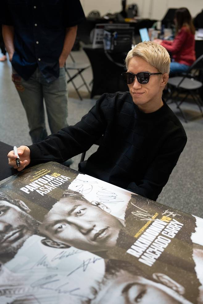 UFC 데뷔전을 앞둔 아사쿠라 가이 [UFC 제공. 재판매 및 DB 금지]