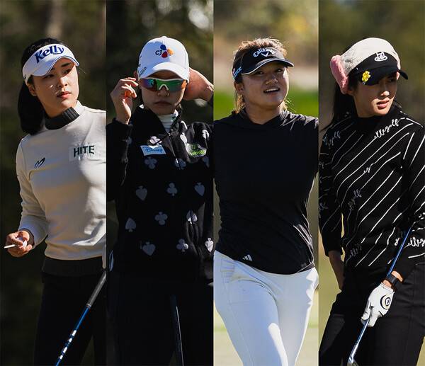 2024년 미국여자프로골프(LPGA) 퀄리파잉(Q) 시리즈에 참가한 윤이나, 박금강, 주수빈, 이세희 프로. 사진제공=LPGA 엡손투어_Isaiah Bell