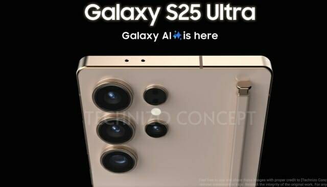 갤럭시S25 울트라 렌더링 (사진=테크니조콘셉트 유튜브)