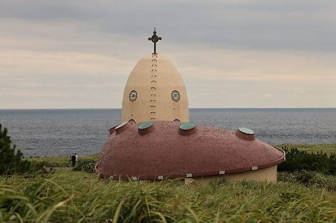 위에서 내려다 본 마라도경당