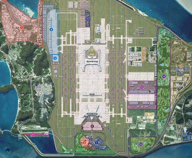 인천국제공항 복합도시 개발 개요도. 11번이 인공지능(AI) 혁신 허브 예정 부지. 인천공항공사 제공
