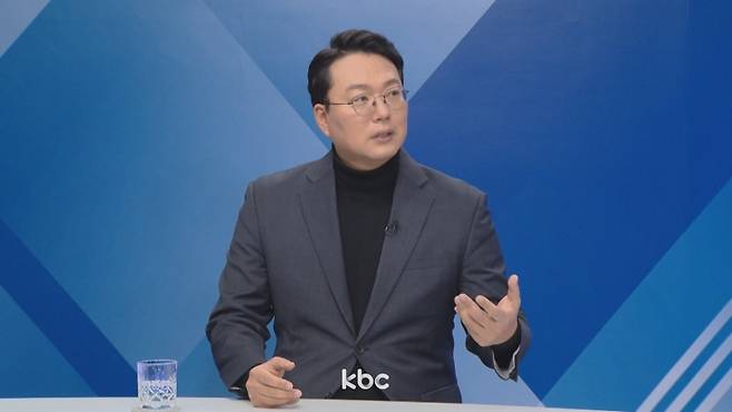 ▲ 11일 KBC '여의도초대석'에 출연한 천하람 개혁신당 원내대표 