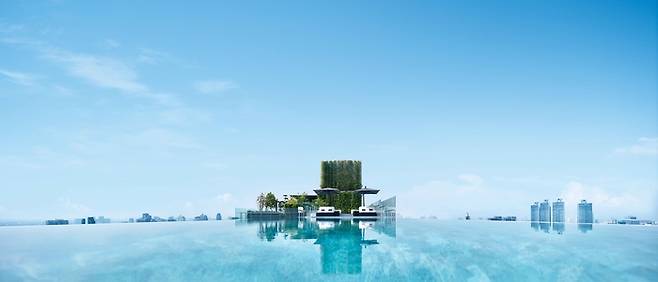 137필라스 스위트&레지던스 루프톱 수영장 / 사진=137 필라스