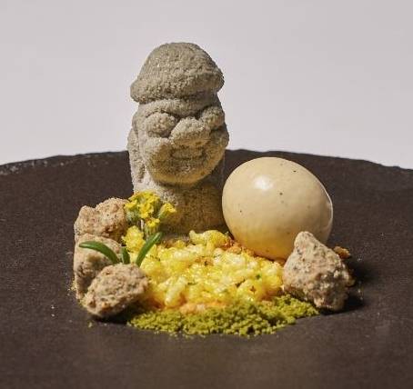 ‘정식당 뉴욕’의 유명 디저트인 돌하르방 메뉴. 정식당 뉴욕 홈페이지