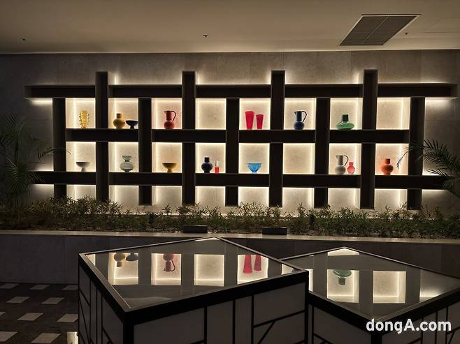 머큐어서울마곡 엠라운지 앤 바. 사진=황소영 기자