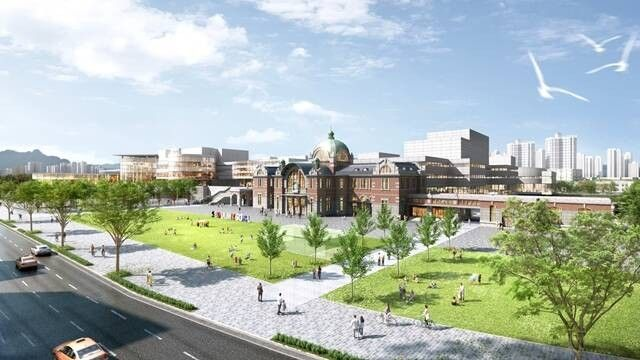 변화할 서울역 광장의 조감도. 서울시