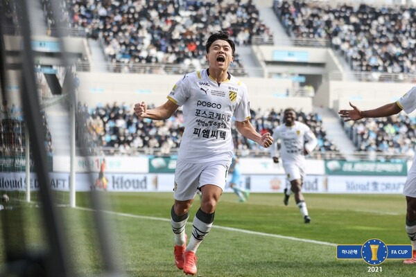 전남드래곤즈에서 활약했던 정재희. 사진┃대한축구협회