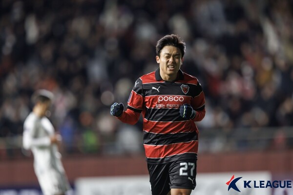 포항스틸러스에서 활약했던 정재희. 사진┃한국프로축구연맹