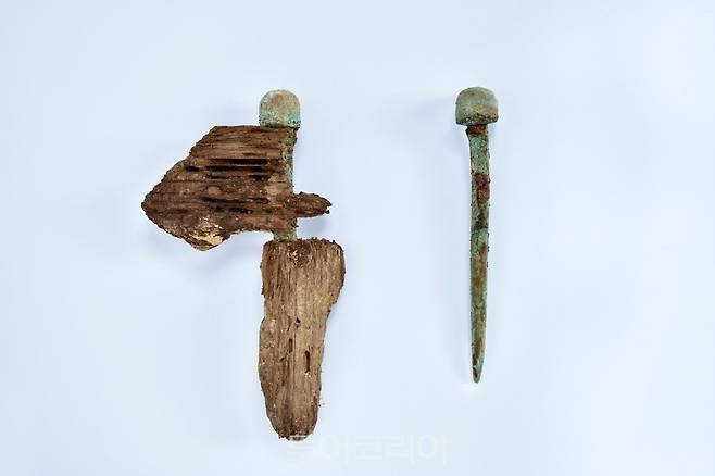 금동제관못/사진=함평군