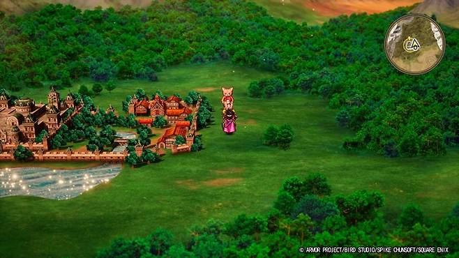 월드맵에서 각 지역의 특색을 느낄 수 있다.