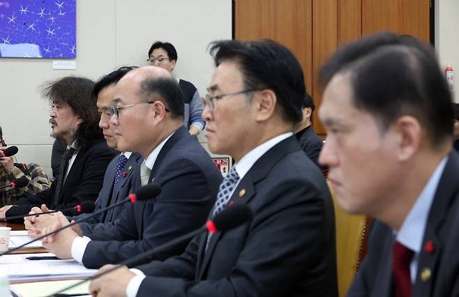 13일 국회 과학기술정보방송통신위원회 전체회의, 비상계엄 관련 현안질의가 진행됐다. /뉴시스