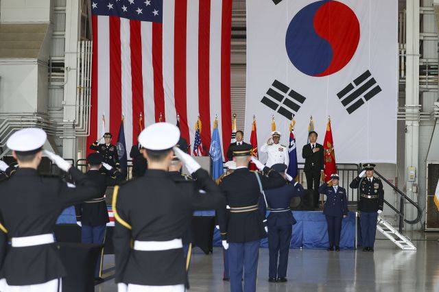 기사의 이해를 돕기 위한 이미지로 지난해 3월 미국 하와이 히캄 공군기지에서 열린 '국군전사자 유해 인수식' 행사 모습. 연합뉴스