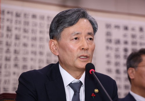 법사위서 발언하는 조지호 경찰청장. [사진 출처 = 연합뉴스]