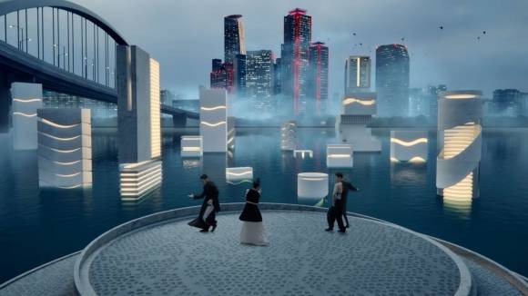 대한민국 디지털 광고 대상을 수상한 서울시 남산XR스튜디오 개관콘텐츠의 한 장면.   서울시 제공