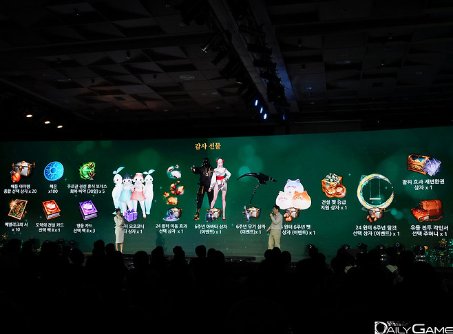 이용자들을 위한 푸짐한 감사 선물도 준비됐다.