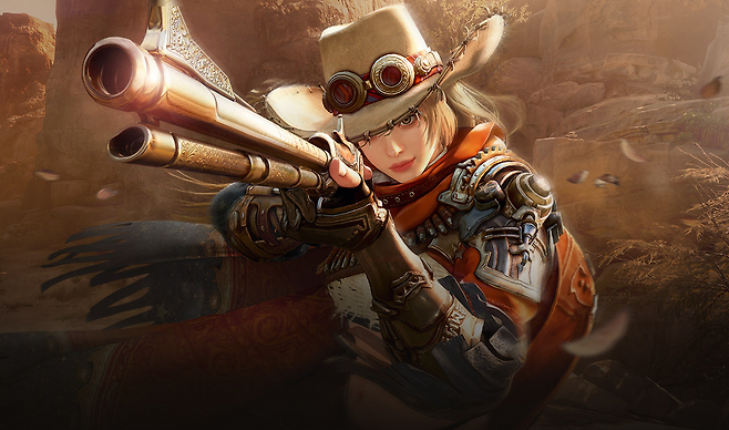 '검은사막' 신규 캐릭터 '데드아이'. '데드아이'는 '검은사막' 최초로 총을 사용하는 캐릭터다.