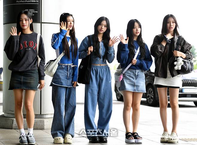 뉴진스. 김포공항 | 최승섭기자 thunder@sportsseoul.com