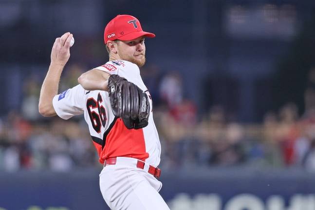 에릭 라우어. /사진=KIA 타이거즈 제공